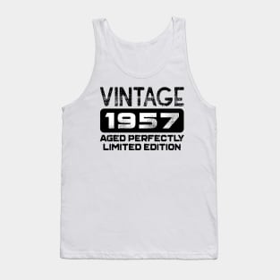 Birthday Gift Vintage 1957 Aged Perfectly Tank Top